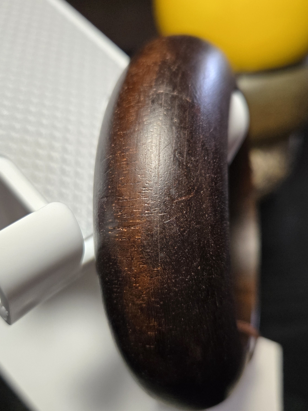 Classic Dark Brown Wooden Bangle Bracelet